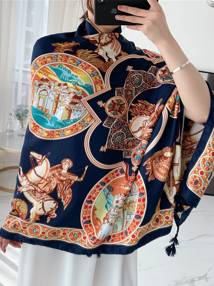 Multi Print Beach Sun Protection Cover Beach Towel