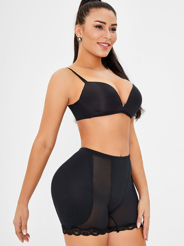 Plus Size Removable Padding Hip Butt Lifter Shaper Short Panties