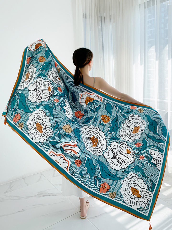 Multi Print Beach Sun Protection Cover Beach Towel