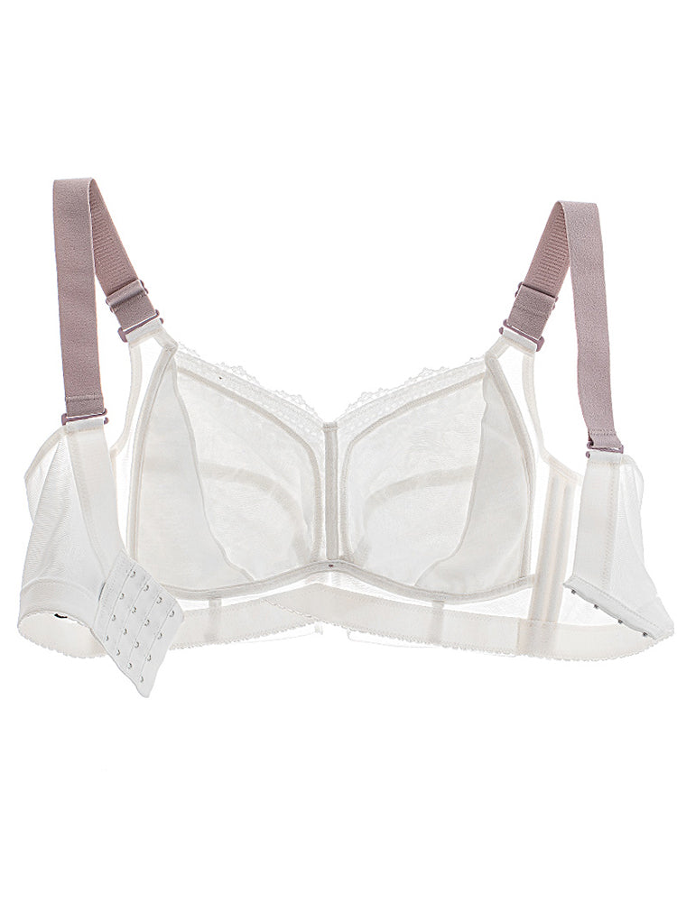 Full Coverage Lace Wireless Thin Bra
