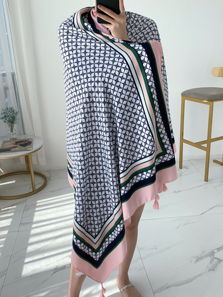 Multi Print Beach Sun Protection Cover Beach Towel