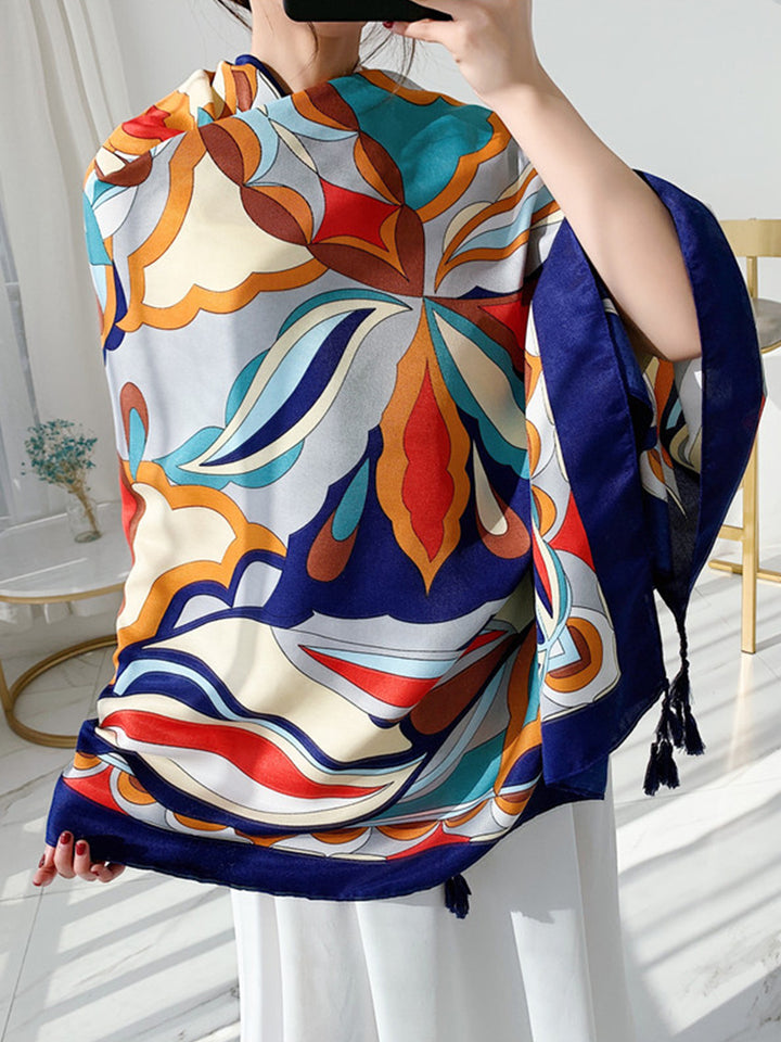Multi Print Beach Sun Protection Cover Beach Towel