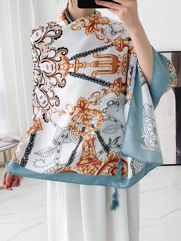 Multi Print Beach Sun Protection Cover Beach Towel