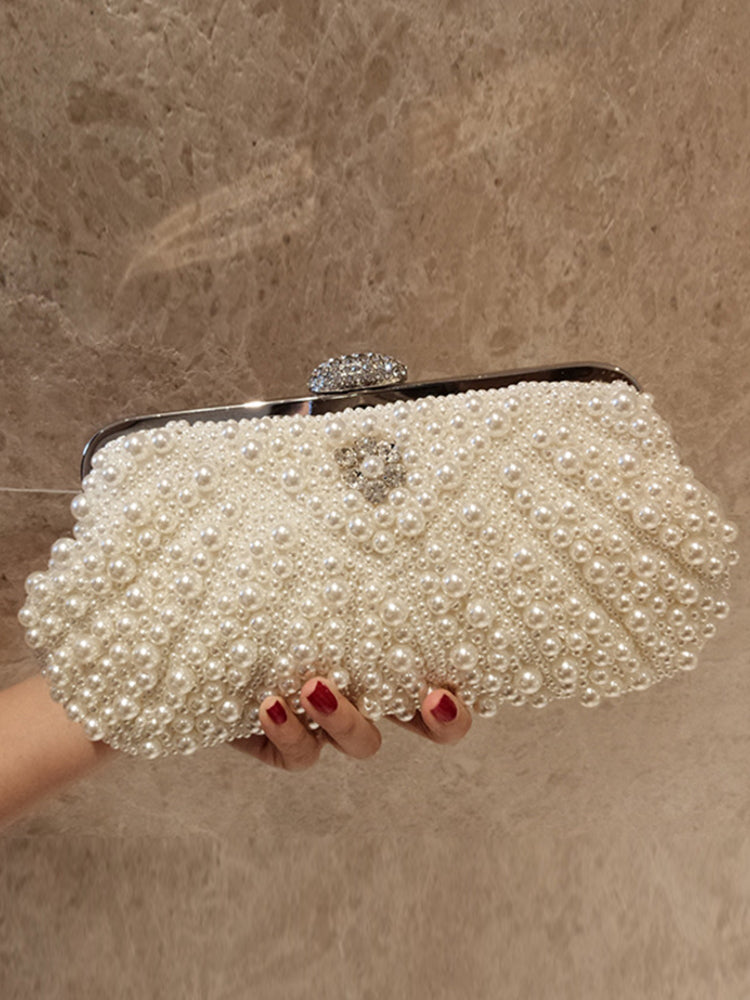 Luxury Pearl Purse Evening Clutch Bags