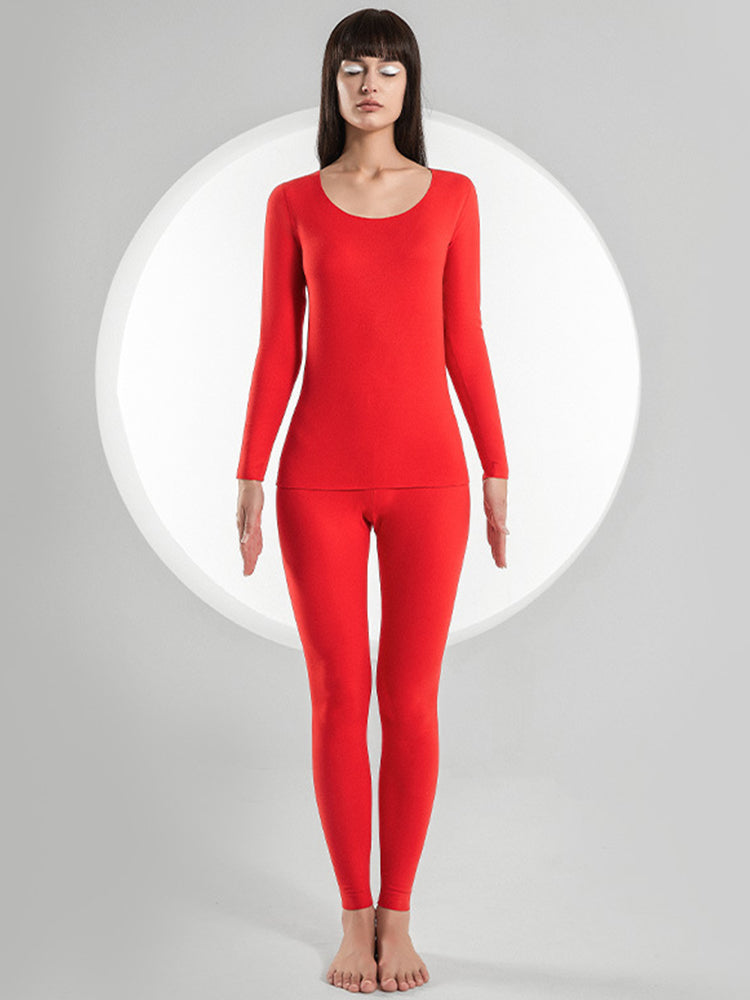 Women Ultra-Soft Long Set Base Layer Winter Warm Set
