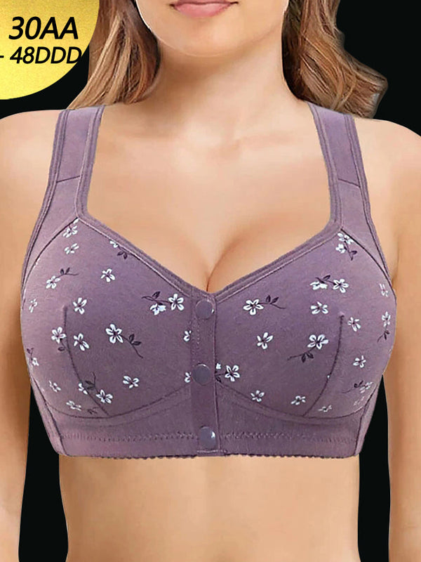 Women's Comfort Wireless Front Close Bra