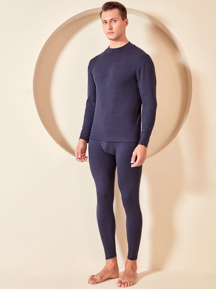 Soft Mid-Low Neck Stretch Couple Base Thermal Sets