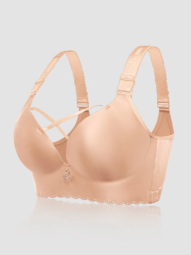 Sexy Front Criss Cross Push Up Wireless Bras