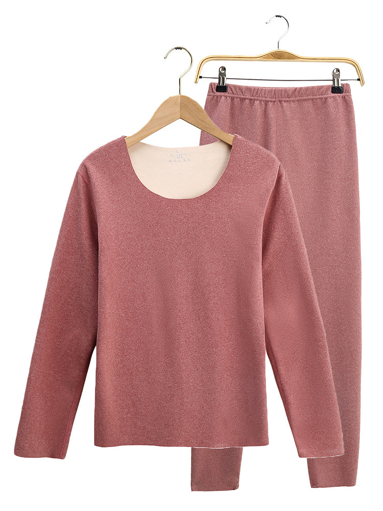 Solid Color Simple Dralon Thermal Set