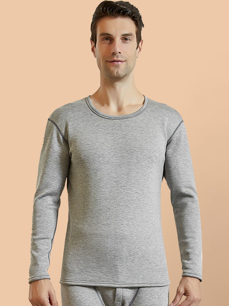 Thickened Lamb Fleece Soft Thermal Underwear Set