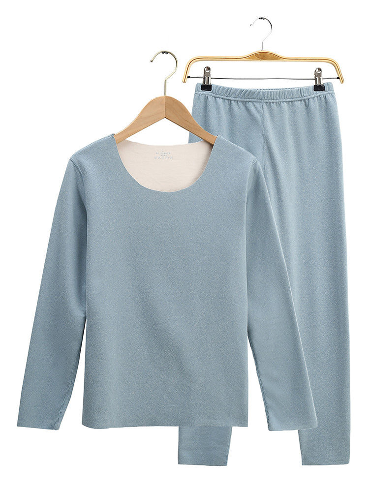 Solid Color Simple Dralon Thermal Set