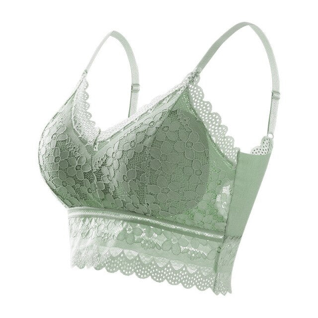 Ultra Soft Sexy Racerback Wirefree Lace Bra