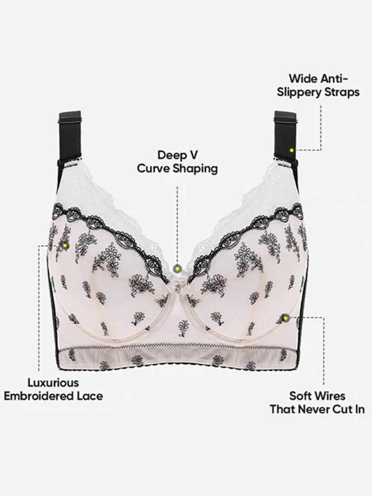 Sexy Thin Minimizer Bra