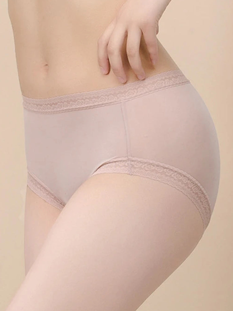 3-Pack Women's Lace Breathable Seamless Underwear