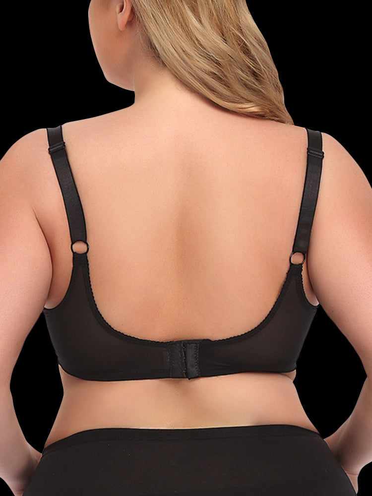 Sexy Ultra-thin Mesh Non-padded Full Coverage Bra