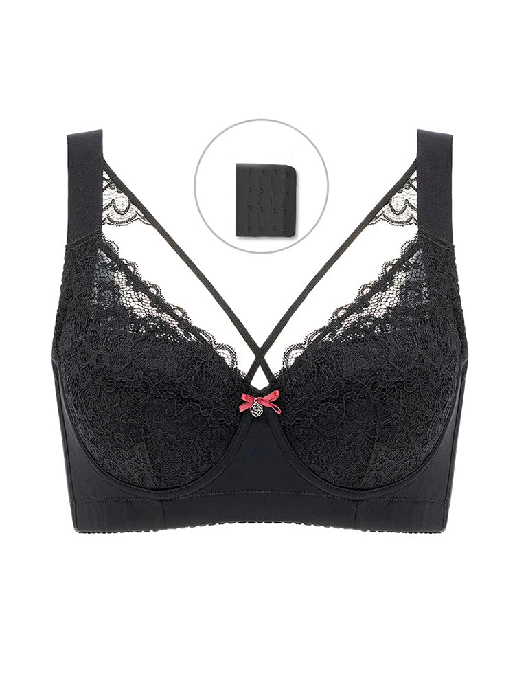 Push Up Non-paded Soft Full Cup Lace Bras