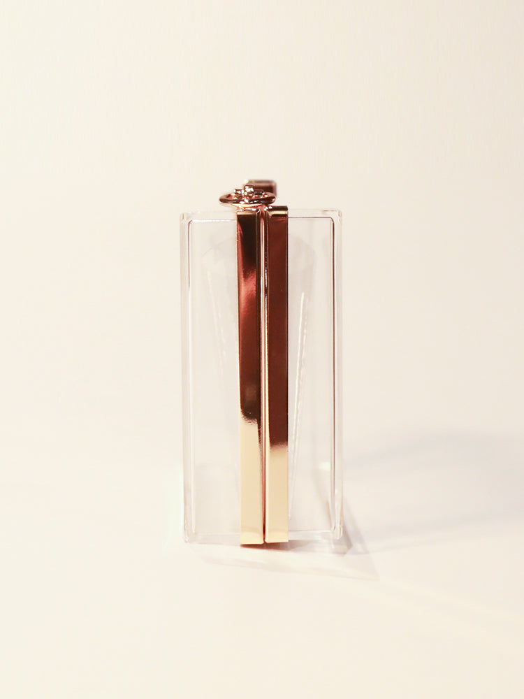 Transparent  Acrylic Box Evening Clutch Bag Clear Purse
