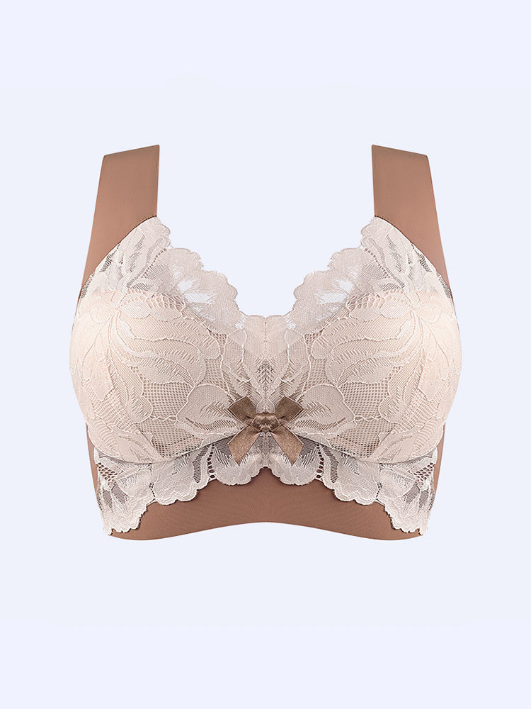 Breathable Lace Soft Beauty Back Wire-free Bra