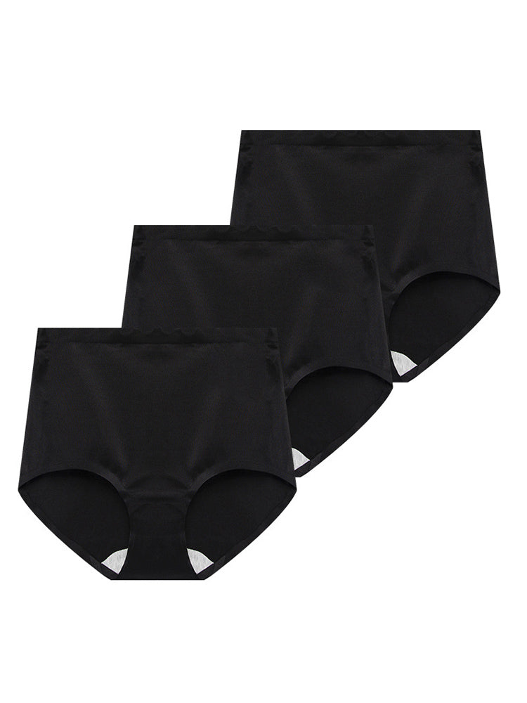 3-Pack Seamless Breathable Stretch Ice Silk Everyday Panties