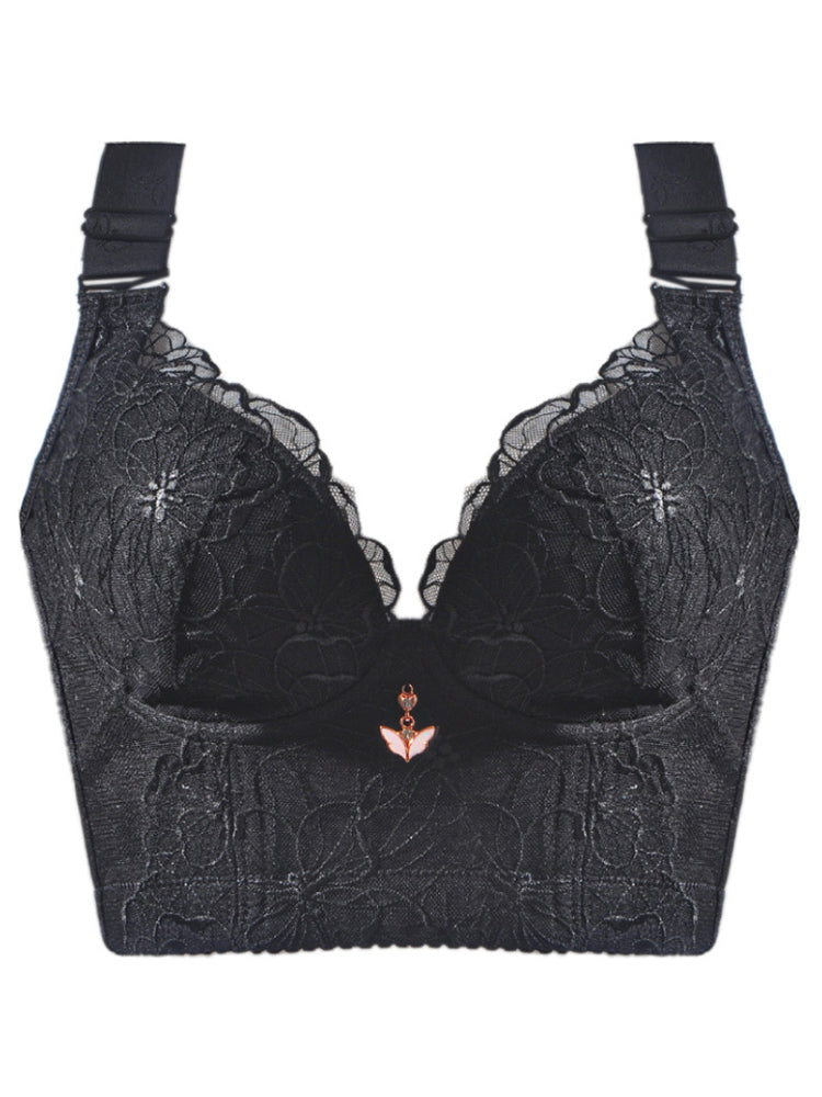 Longline Comfort Support Wire-free Push Up Bra