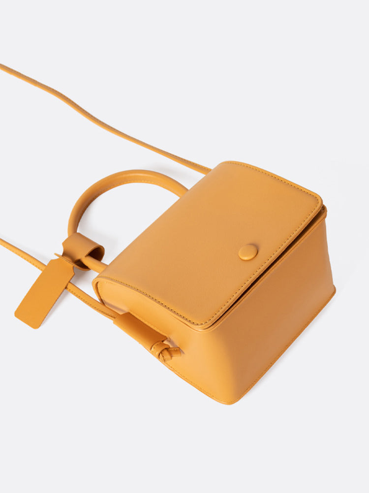 Women's Solid Color Vintage PU Leather Crossbody Bags