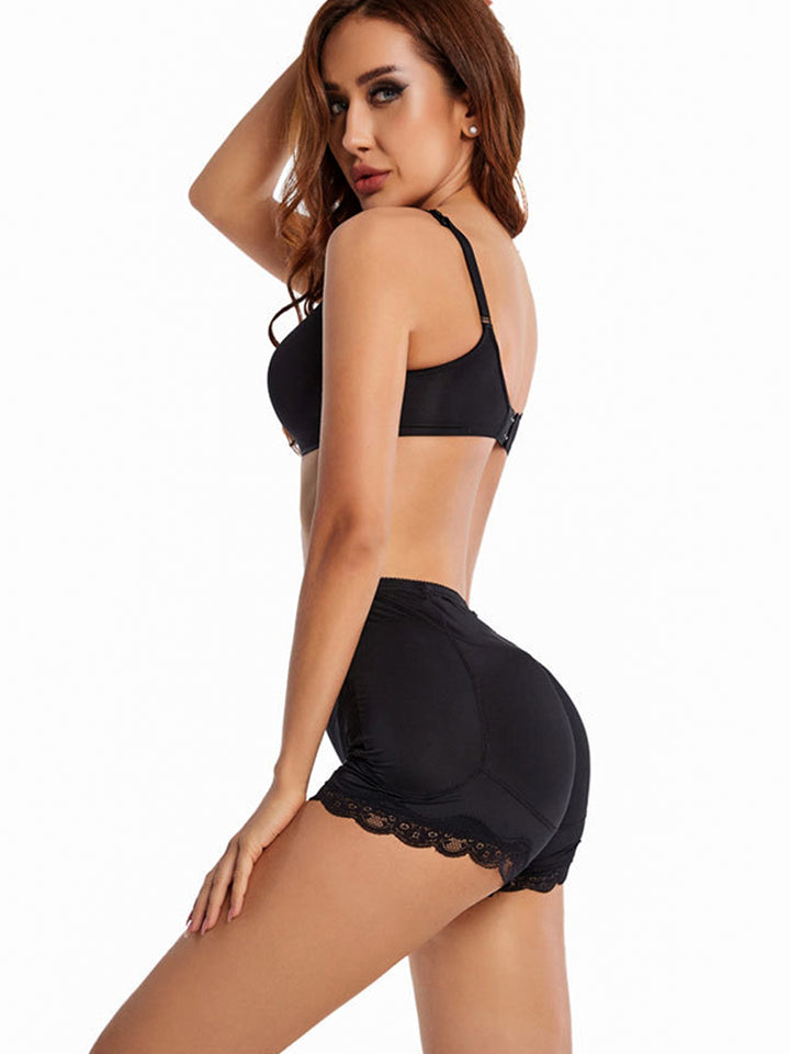 Seamless Butt Lifter Padded Lace Panties Enhancer Shaper Shorts