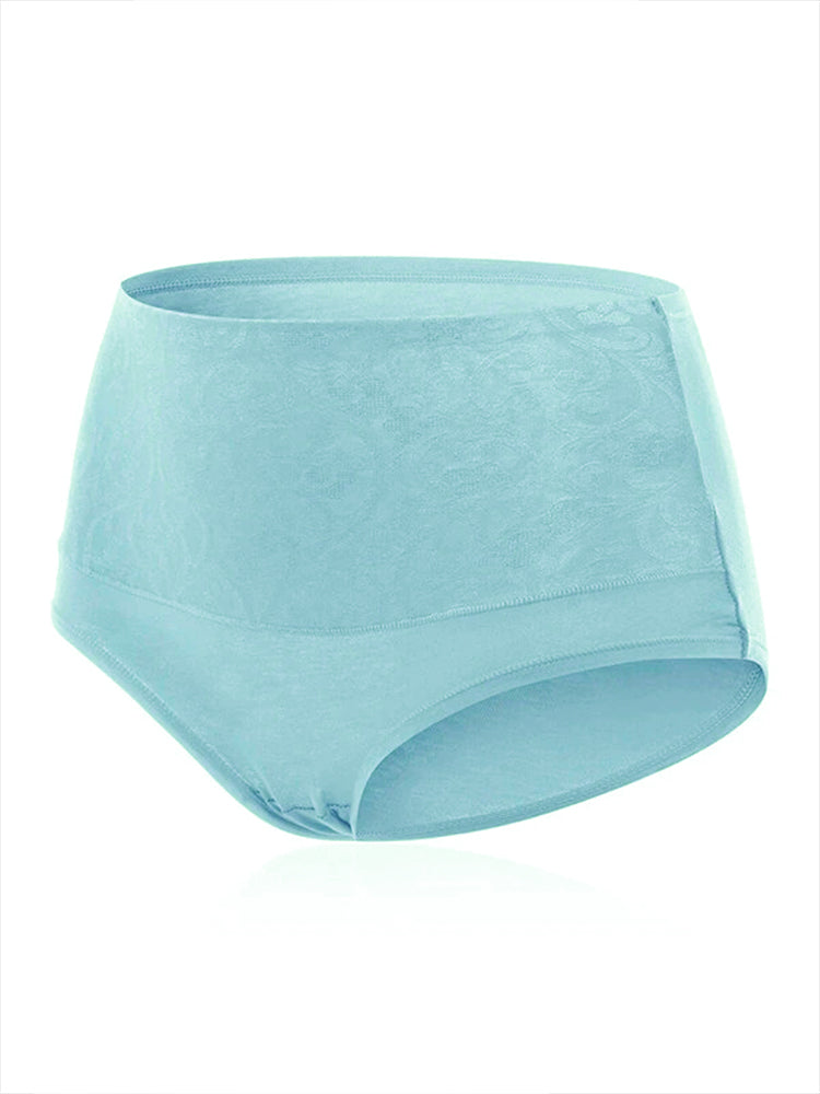 4-Pack Cotton High Waist Tummy Control Panties