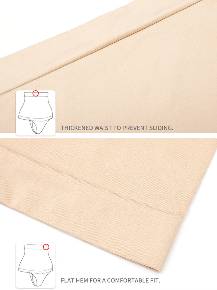 Women's Tummy Control High-Waist Thong Shaper Briefs
