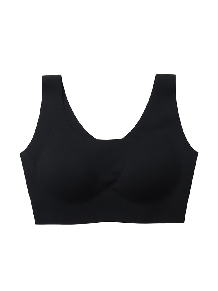 Women's Comfy Sleep Smoothing Scoop Pull-Over Wireless Bras