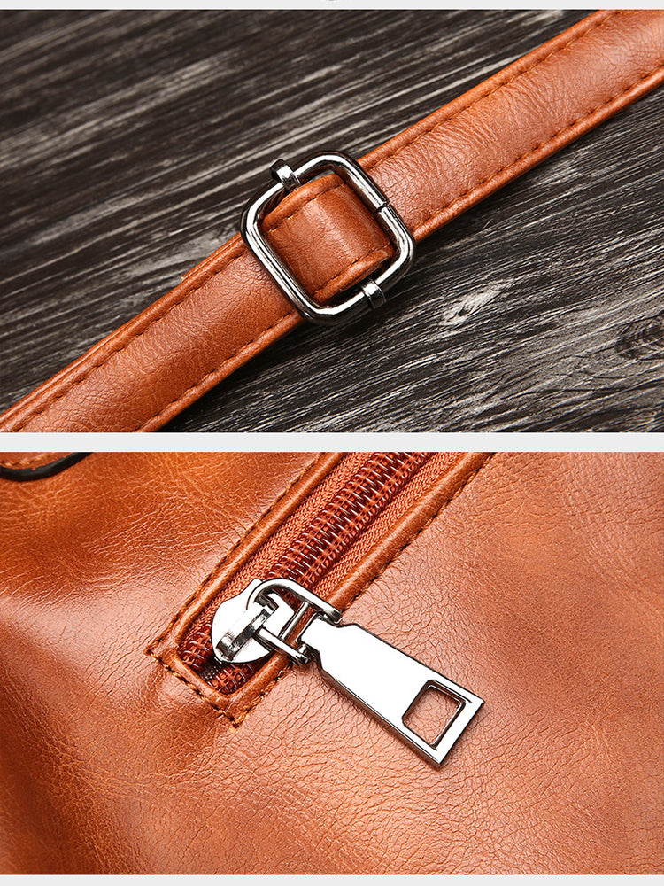 Women Vintage Boston Handbag Shoulder Bag Crossbody Bag