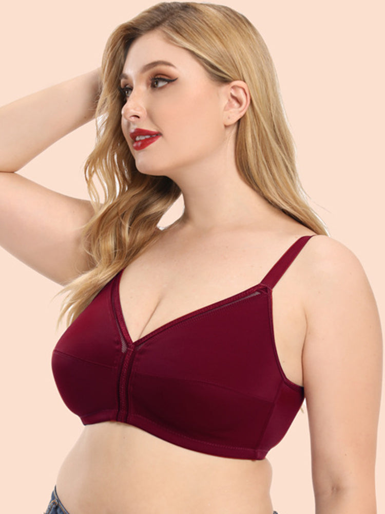 Women's Comfort Strap Full Coverage Wireless Bra