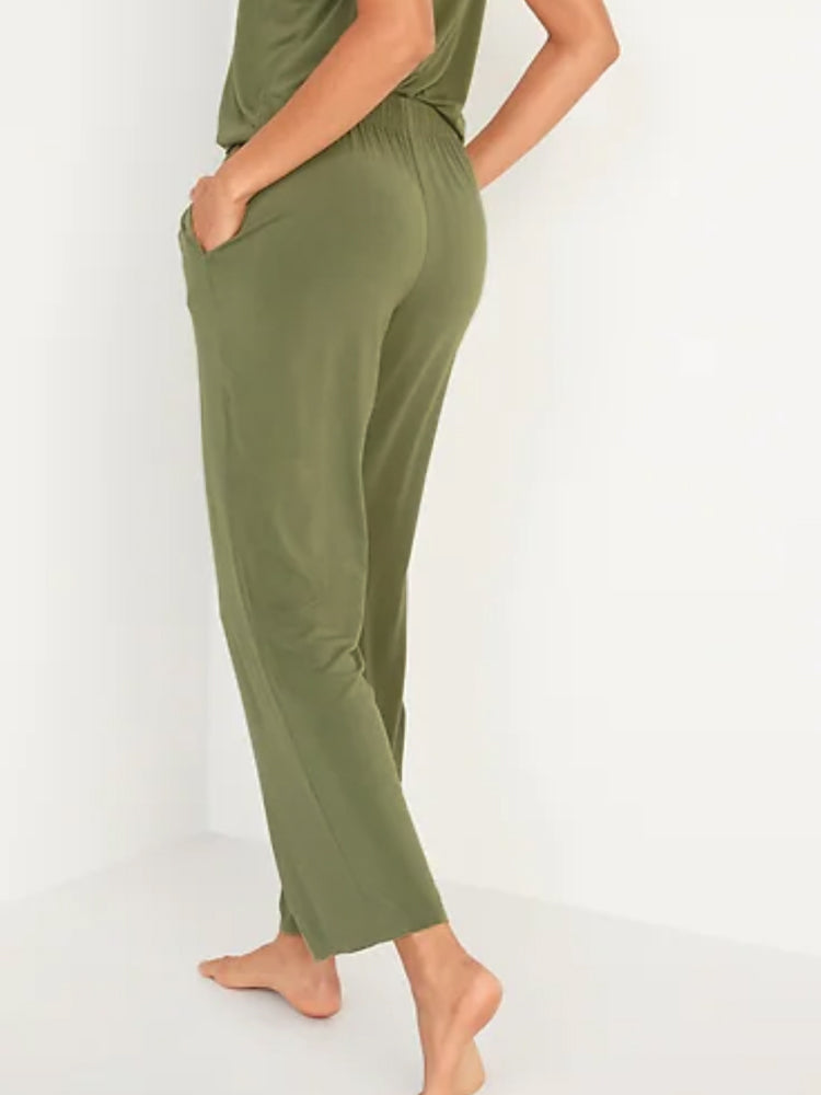 Women Modal Lounge Wide Leg Pants Soft Pajama Bottoms