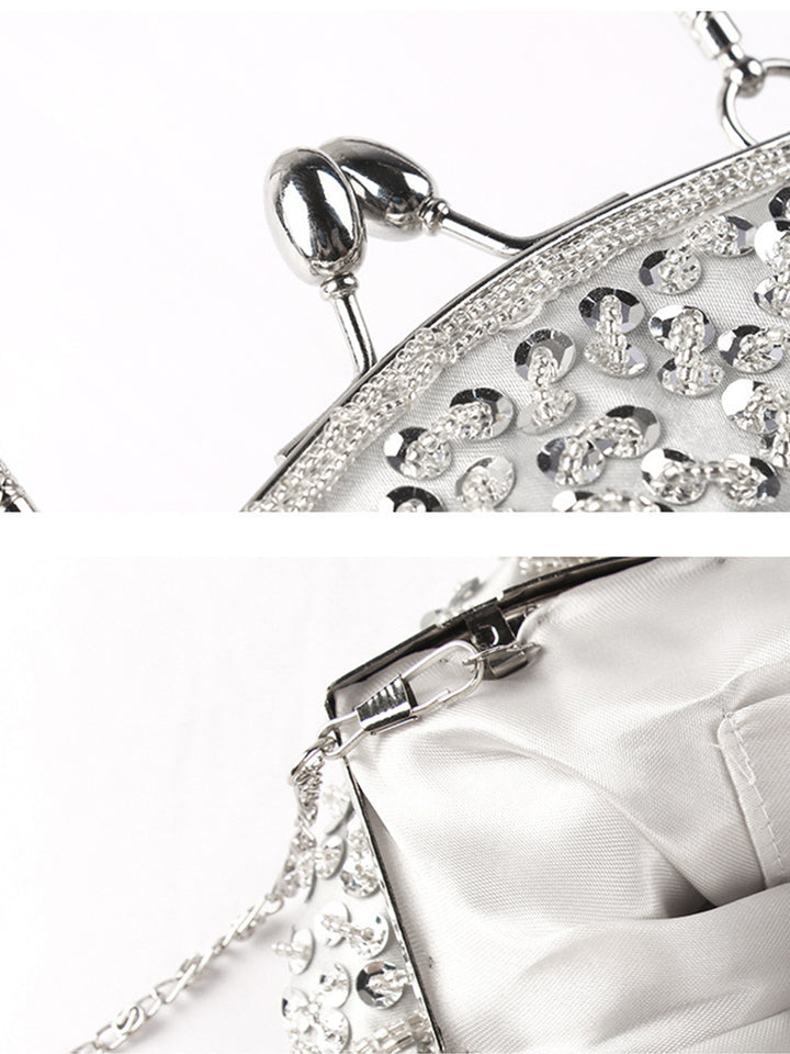 Rhinestone Handbag Costume Accessories Evening Clutch Beaded Bag