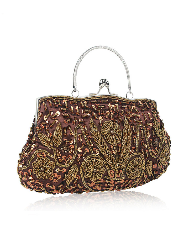 Rhinestone Handbag Costume Accessories Evening Clutch Beaded Bag