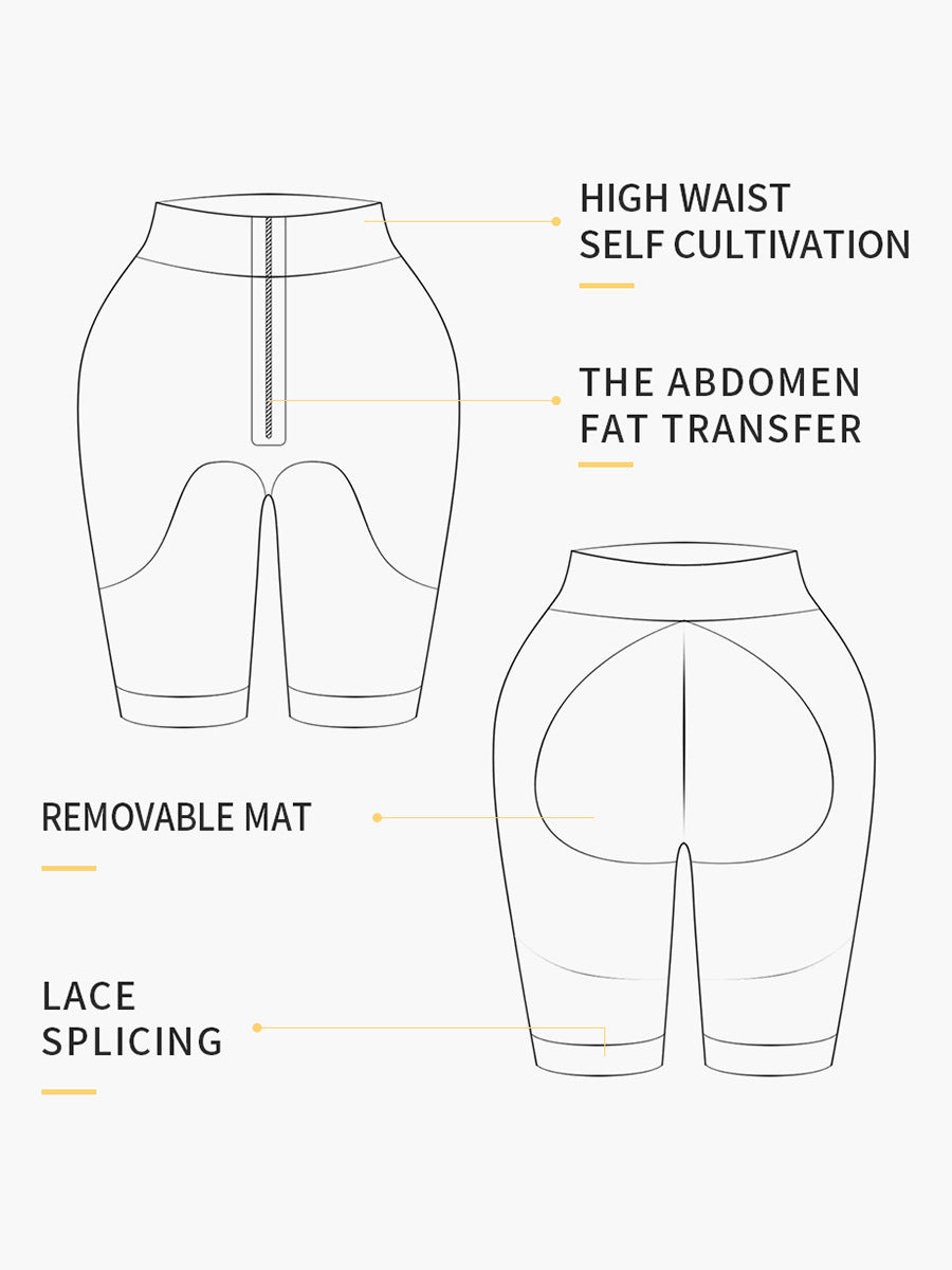 Lace Light-Weight Tummy Control Breathable Shaping Shorts
