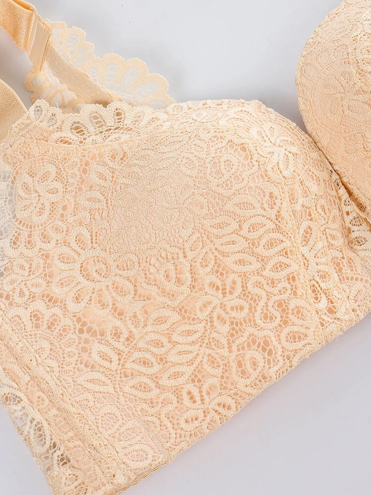 Beauty Back Breathable Sexy Front Close Wire-free Bra