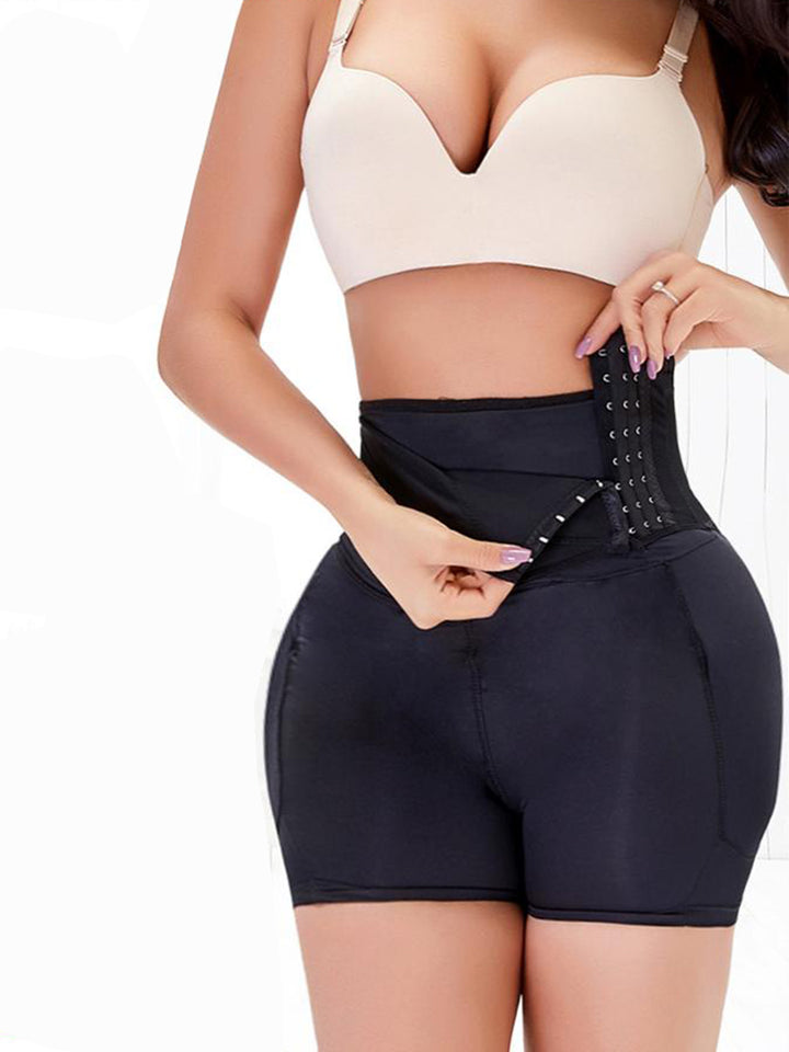 Padded Hip And Butt Lifter Waist Trainer Tummy Control Shorts