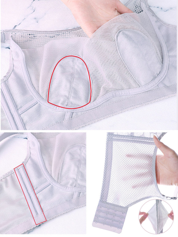 Sexy Breathable Thin Lace Wireless Bra