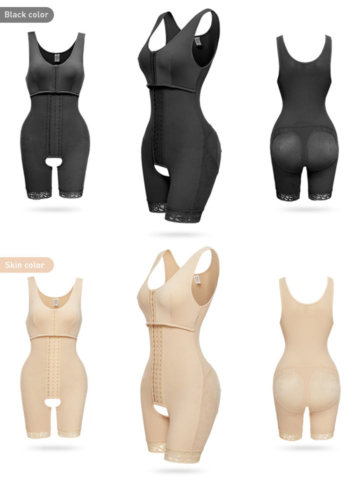 Tummy Control Full Body Shaper Waist Trainer Bodysuit