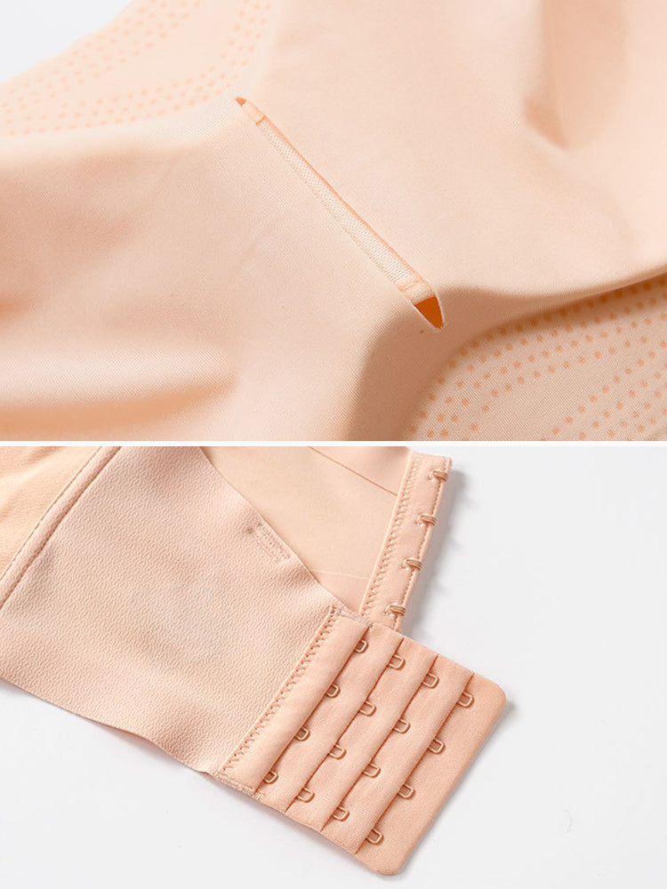 Wireless Breathable Convertible Bra with Removable Staps