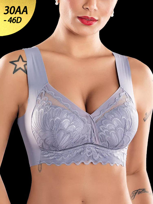 Seamless Beauty Back Comfort Wireless Lounge Bra