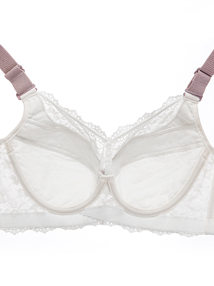 Lace Comfort Support Minimizer Bra