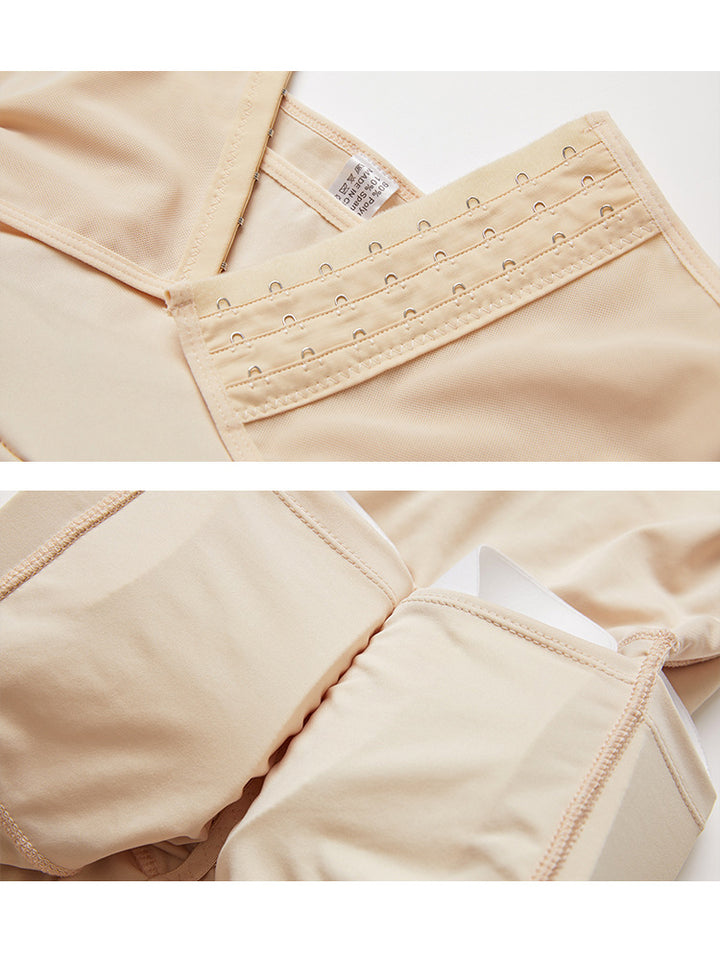 Plus Size Tummy Control Front Closure Hip& Butt Lifting Shorts