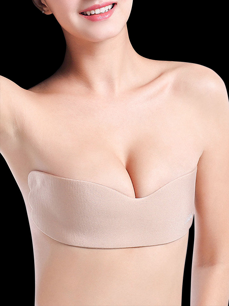 2 Pairs Invisible One Pieces Lift Up Sticky Bra