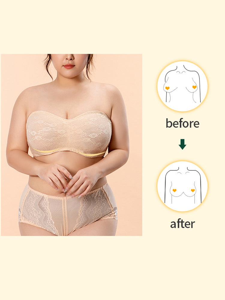 Ultra-thin Breathable Lace Strapless Bra