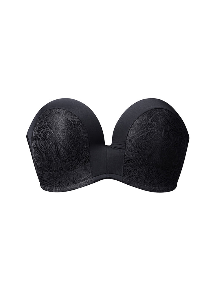 Strapless Push-Up Invisible Wireless Multiway Bra