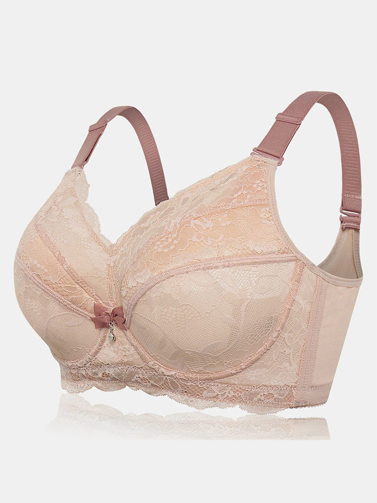 Lace Full Coverage Side Support Minimizer Bras