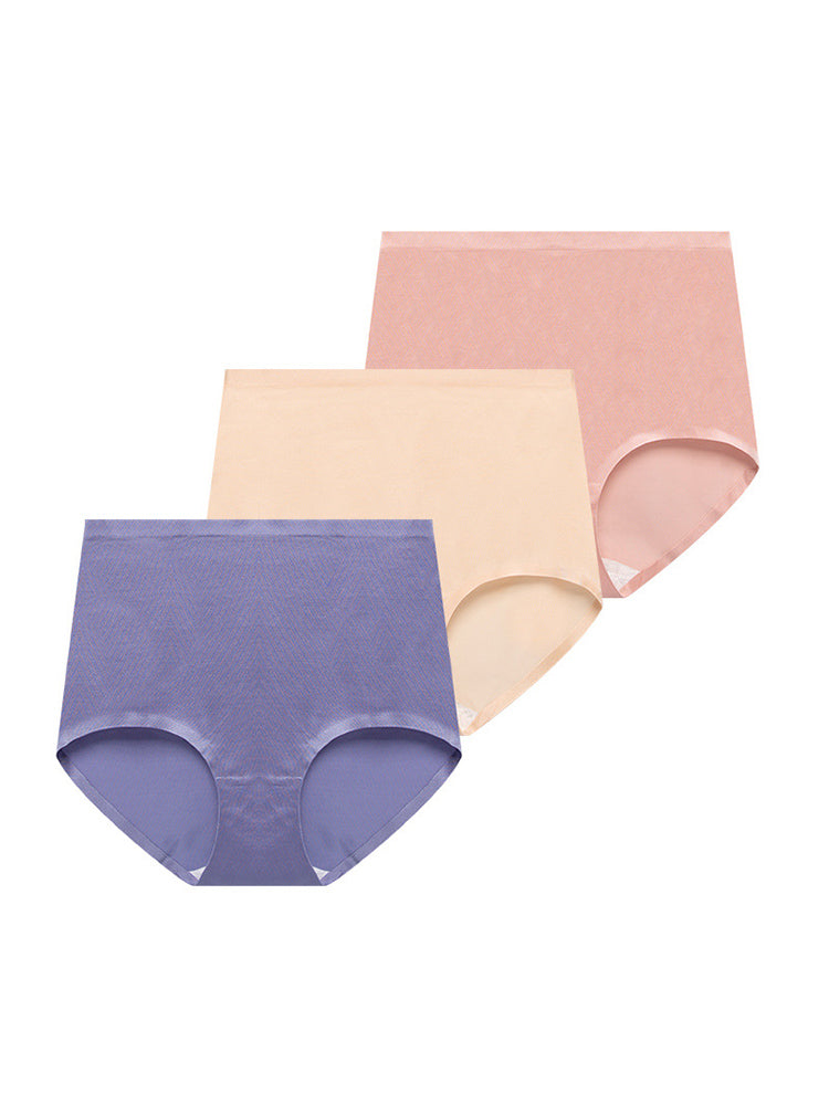 3-Pack Seamless Breathable Stretch Ice Silk Everyday Panties
