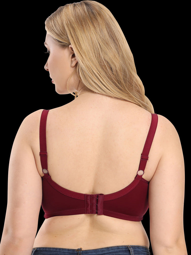 Women's Comfort Strap Full Coverage Wireless Bra