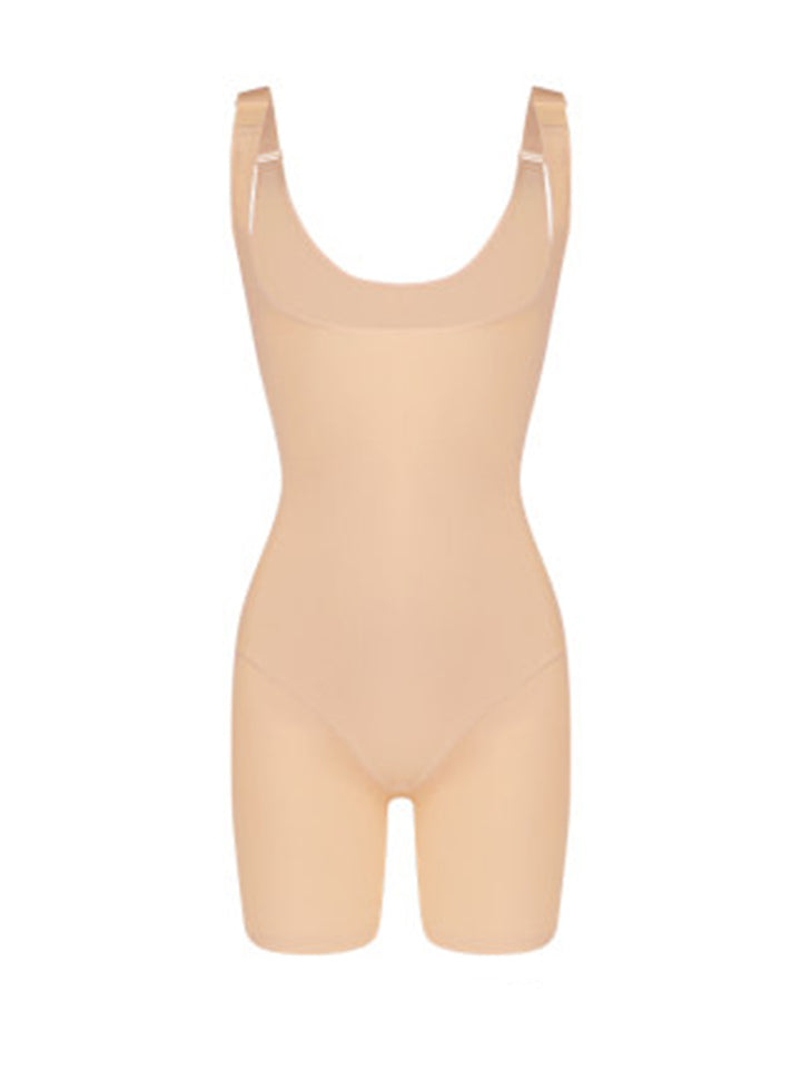 Women's Open-Bust Mid-Thigh Bodysuit